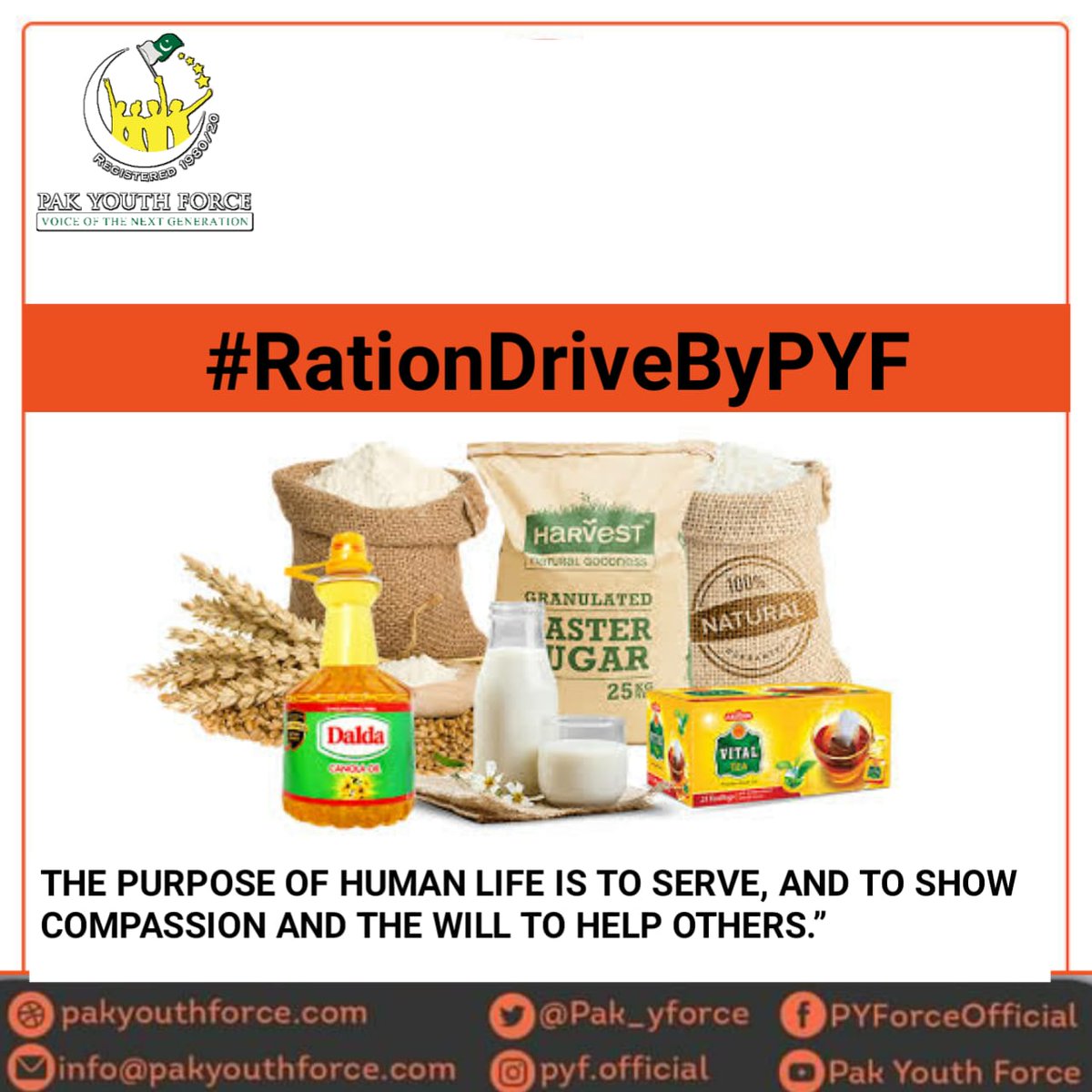 MahzaibSajjad's tweet photo. Mankind is made great or little by its own will.
#RationDriveByPYF https://t.co/umtE8R5Ow6
