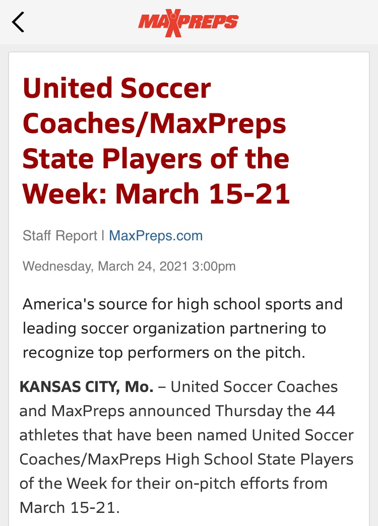 CoachBailey19's tweet photo. Shoutout to Adyson Hendrix for being named the @MaxPreps player of the week for the state of Alabama! We are so proud of her! #TickedOffSoccer 
@DailyHome @tylerwaldrep @LYoung_DHSports @ghilltide @duff_bio @baileymath6 @kattie_hendrix @kelsiehughes23 @CoachJBScience https://t.co/5klpiAe3CM