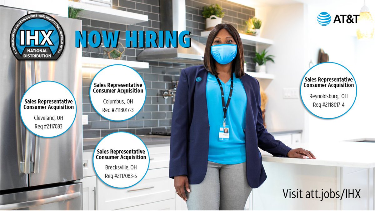 The IHX Northeast team is #nowhiring in OH! We are looking for motivated sales experts. Visit Att.jobs to apply today!🚙 #IHX #NortoriousNortheast