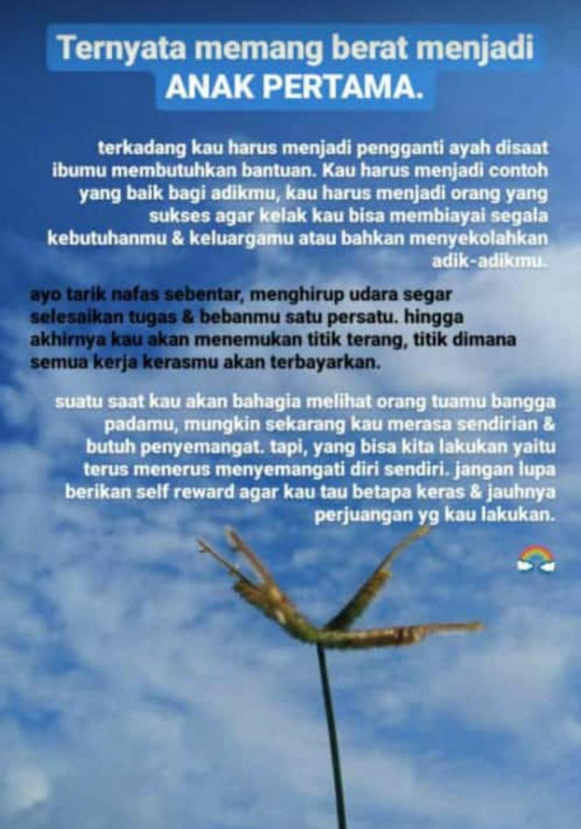 Mochmmadmuchtar's tweet photo. Nikmati saja prosesnya🌈 https://t.co/V6yCt5hJRA