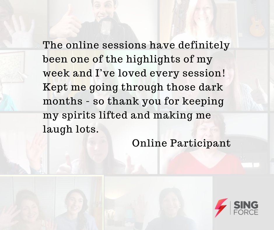 Well, our online offering may be finished (for now) but we had such fun along the way! 😍💻🎶