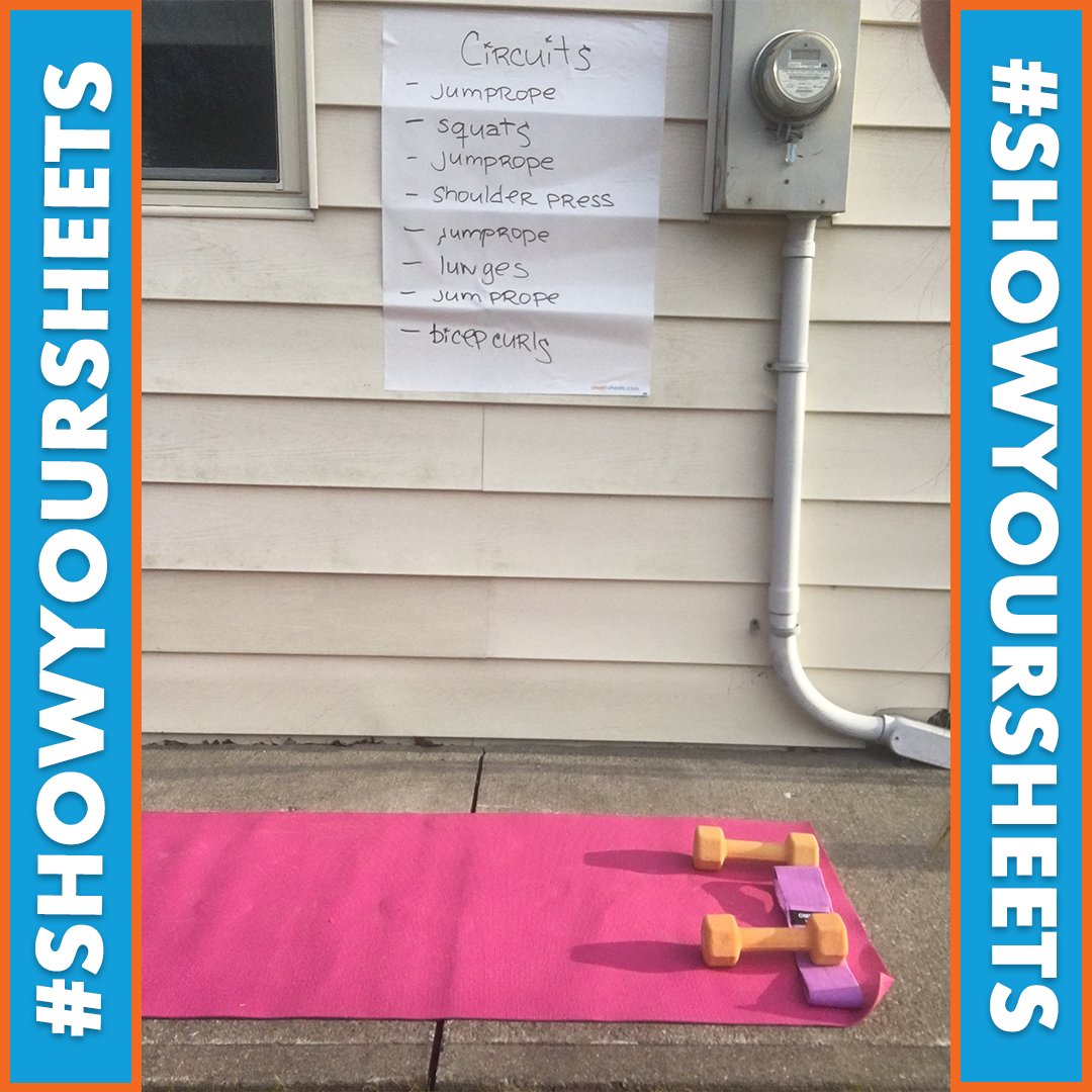 SmartSheetsCa's tweet photo. Loving the spring weather? Take your workout outside with SmartSheets! Show us how YOU use #SmartSheets and you could win a free roll! Tomorrow is the last day to enter so make sure you get your submissions in ASAP!  https://t.co/1fpixa77NV #ShowYourSheets #TipTuesday https://t.co/WaxhL6bSgo