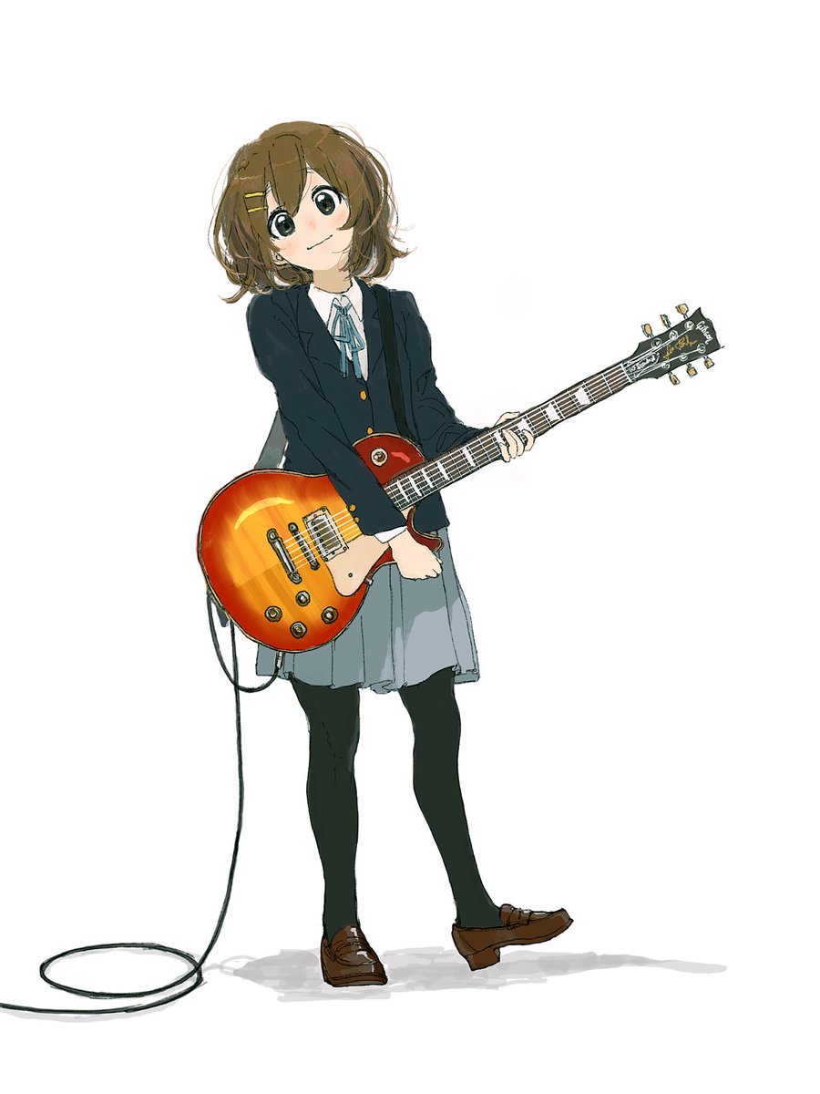 平沢唯 「自分がギターを持った女の子を描く人間だということを思い出す活動 」|たけくものイラスト
