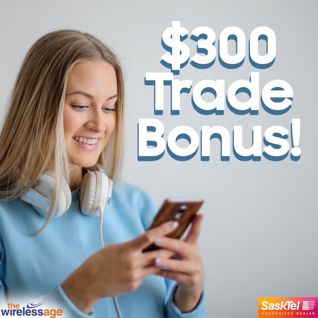 thewirelessage's tweet photo. These promos are ending soon so grab them while you can!
- Get a$300 bonus on top of your device trade value when you purchase a new phone** 
- Purchase a new device and get a $100 discount, plus $10/mo. credit for 12 months.**
Shop online or in-store @ https://t.co/xFz2tN1Wsx https://t.co/LIlnBItUDi