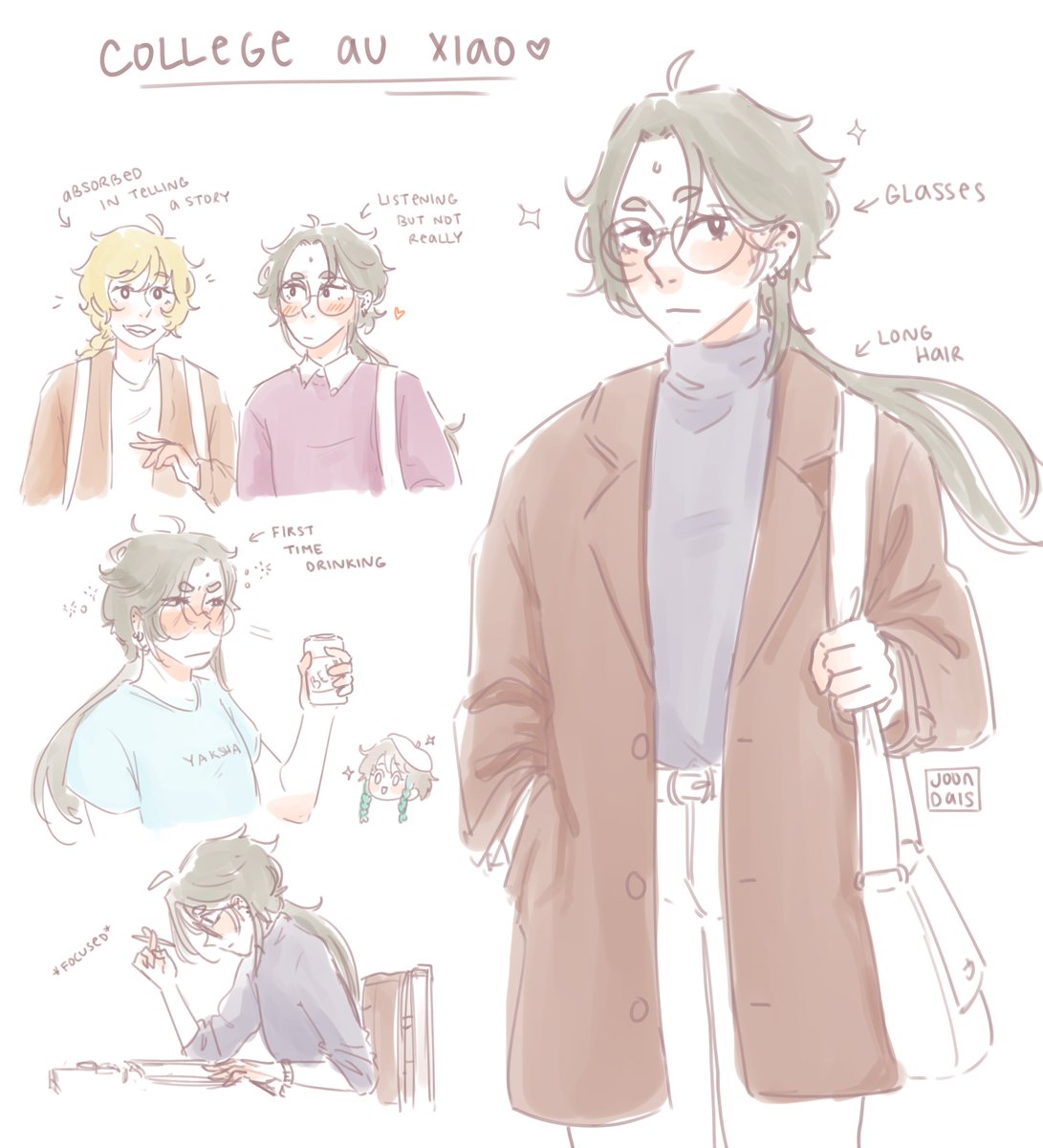 xiao goes to college
#xiao #genshin #genshinimpact #aether 