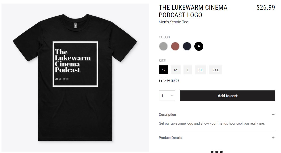 LukewarmCinema's tweet photo. We have a new merch store! Check it out and get some threads and let your friends know you're cooler than them. https://t.co/RCqz3lFar2 @BSpodNetwork #podcast #Marvel #merch https://t.co/kudxxOmyv5