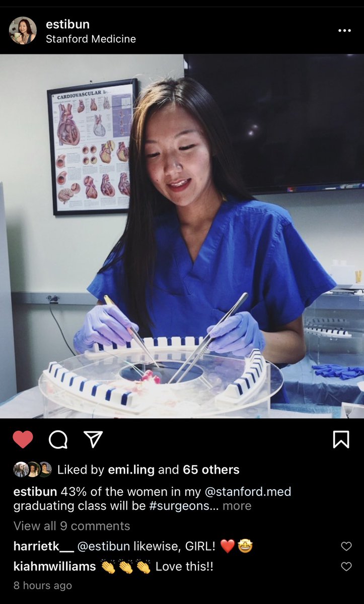 Rosyli Reveron-Thornton MS (@rosylirt) on Twitter photo “43% of the women in <a href="/StanfordMed/">Stanford Medicine</a>’s graduating class will be surgeons” -Esther Sun Proud to be entering the surgery world alongside these women “43% of the women in <a href="/StanfordMed/">Stanford Medicine</a>’s graduating class will be surgeons” -Esther Sun Proud to be entering the surgery world alongside these women