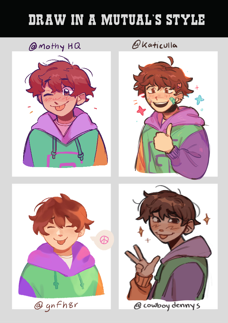 i only did 4 cus i got lazy but this was very fun ty for letting me borrow ur styles ? 