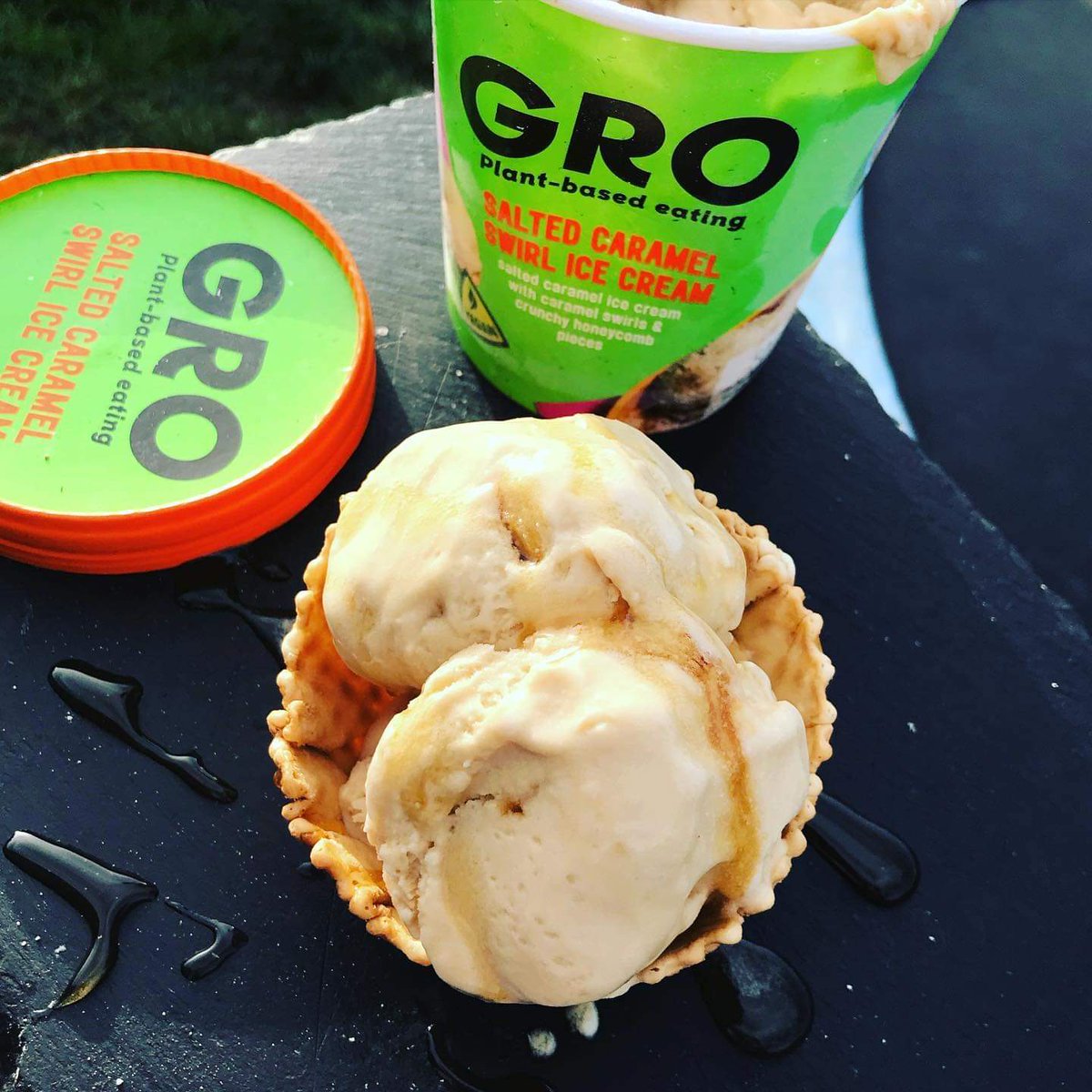 If you are outside enjoying the nice weather and fancy some ice cream , you could give this new Co-op 'GRO' plant based  one ago, my kids love ice cream and ate a big bowl of this and asked for more 😀 <a href="/coopuk/">Co-op</a> #plantbased #icecream #itswhatwedo #coop