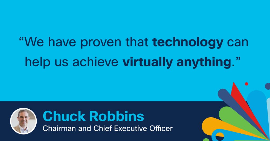 We couldn’t agree more, <a href="/ChuckRobbins/">Chuck Robbins</a>! #CiscoLive