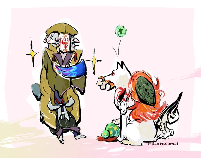 カミサマとも取引してそうなカゲロウさん 
#モンハンライズ 