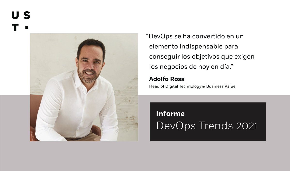 La “filosofía DevOps” se ha convertido en un pilar estratégico. Nuestro experto <a href="/arosafer/">Adolfo Rosa</a>, nos invita a descubrir cómo #DevOps ha pasado a ser un elemento indispensable dentro de cualquier estrategia empresarial.

Descubre cómo➡️bit.ly/2QscGnb
