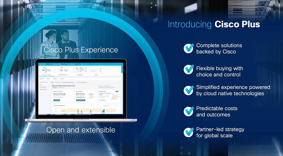 We know our customers want to be able to consume @Cisco's technology in new, flexible ways. I’m thrilled that we are launching our new as-a-Service portfolio, #CiscoPlus: blogs.cisco.com/news/cisco-plu… @tnight #CiscoLive