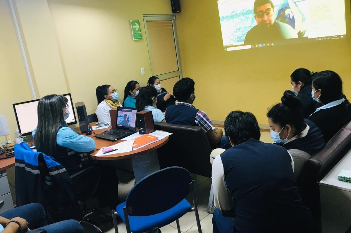 Personal técnico y administrativo de EMAPAST EP se encuentra participando del Taller virtual
denominado “Difusión de la Regulación 003 - Servicios de agua potable y saneamiento - 2021”, organizado por la Agencia de Regulación y Control del Agua @Agua_Pastaza