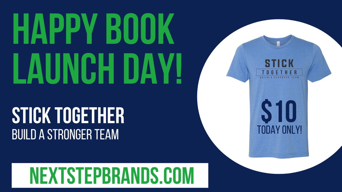 Coach_Clod's tweet photo. Support @NextStepBrands @JonGordon11 and @kateleavell with a shirt to go along with this terrific read. #OrderedMine https://t.co/P2hUfKlNEd