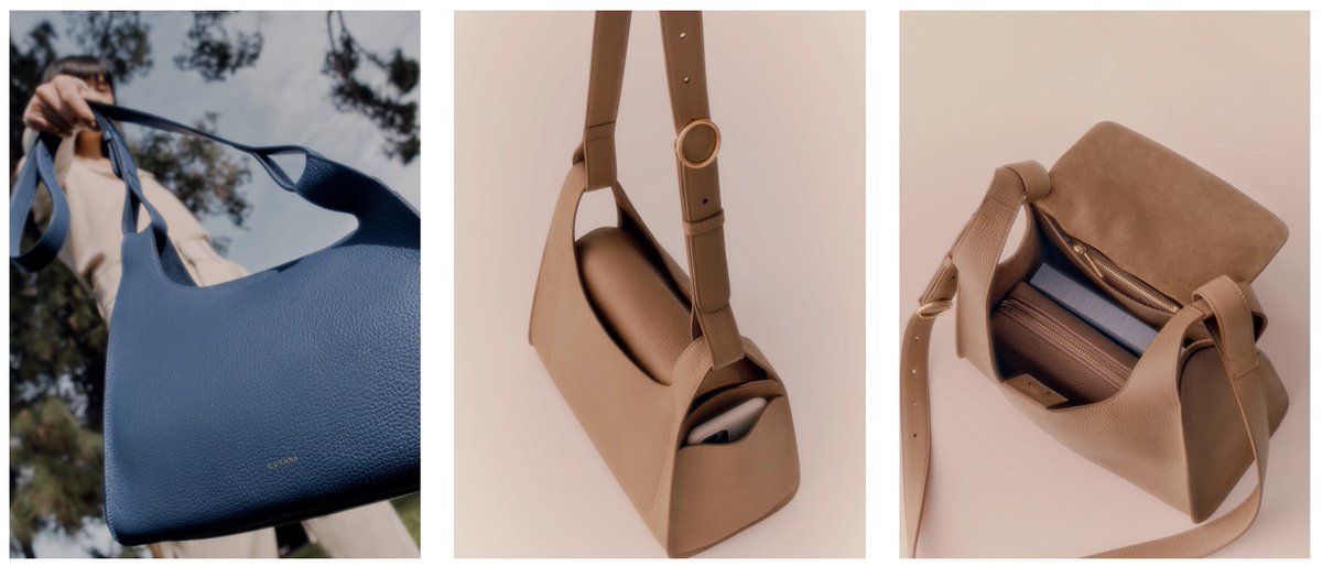 cuyana's tweet photo. Designed for those quick errands and outings, our newest addition to the Double Loop family marries function and beauty with ease. This is #fewerbetter. 

https://t.co/AcVSmBIJQA https://t.co/JHXzuK2m7c