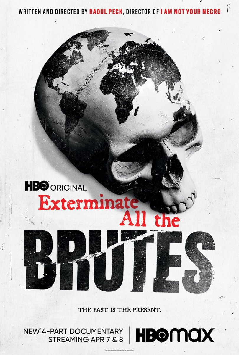The past is the present. 

Exterminate #AllTheBrutesHBO, the four-part <a href="/HBO/">HBO</a> documentary series from filmmaker Raoul Peck, premieres April 7 on @HBOMax.
