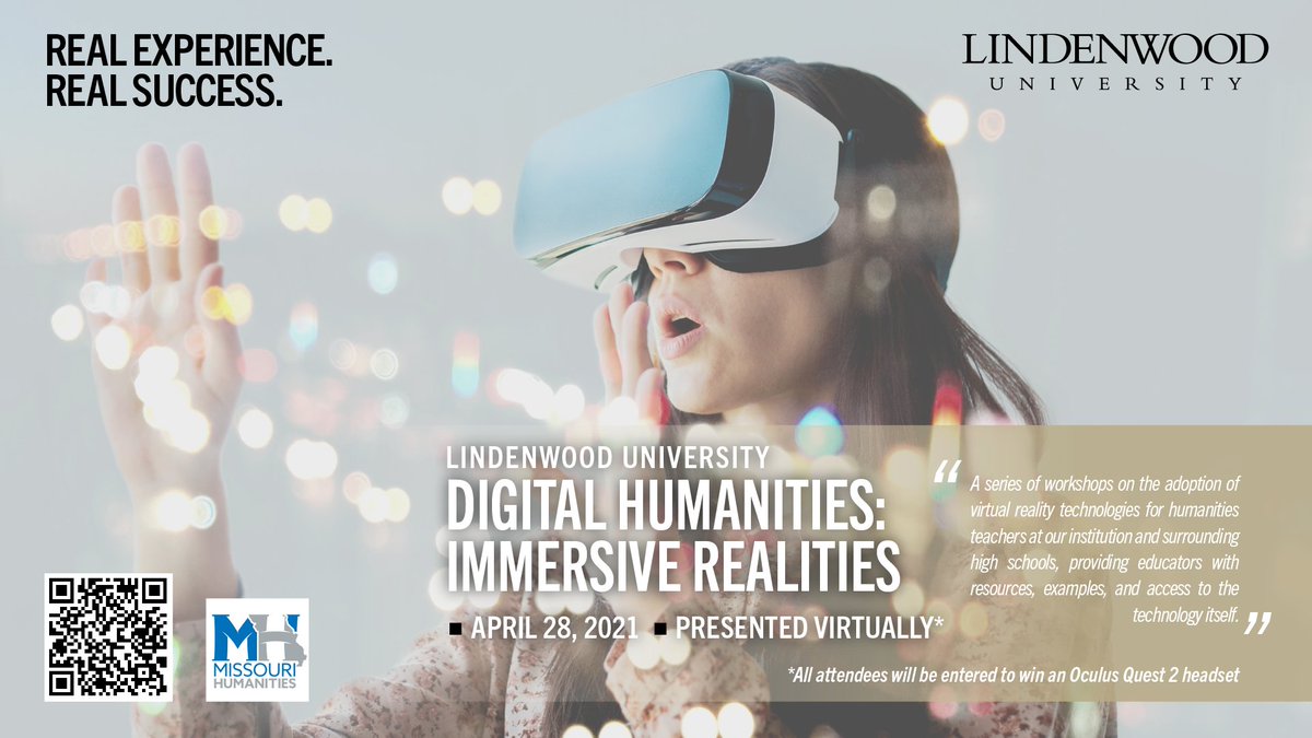 1/4 Looking forward to sharing the exciting #VR #LiberalArts projects #GCIEL is doing <a href="/GrinnellCollege/">Grinnell College</a> at the upcoming “Digital Humanities: Immersive Realities” workshop series <a href="/LindenwoodU/">LindenwoodUniversity</a> on 28 April. Register for free here:

…ive-realities.training.lindenwood.edu

#DigitalHumanities