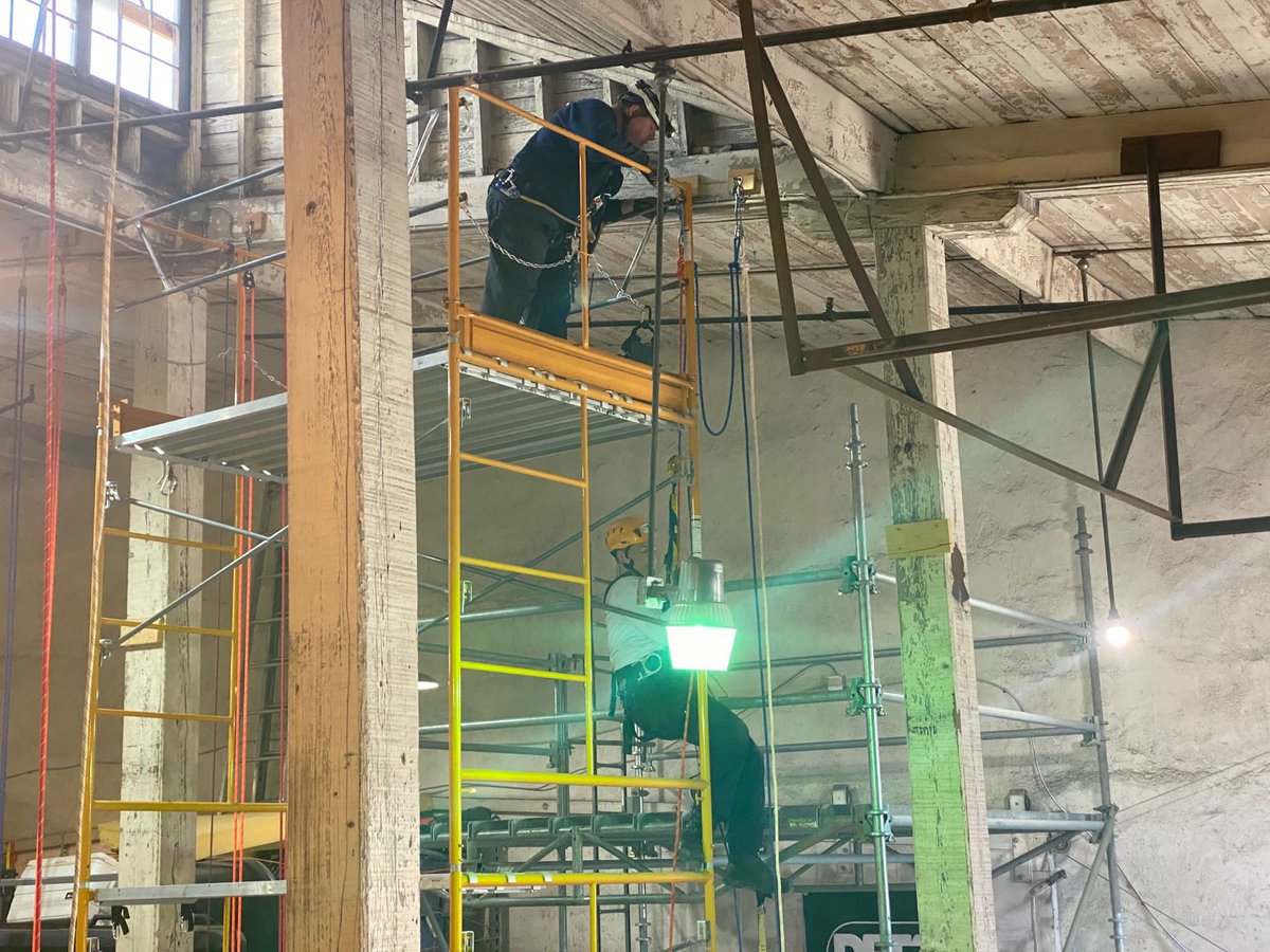 CapTechRescue's tweet image. Cleaning up around our shop looks a bit different than most places of employment. Of course we are getting more work done on our anchors and changing out some of the software we use while performing inspections.