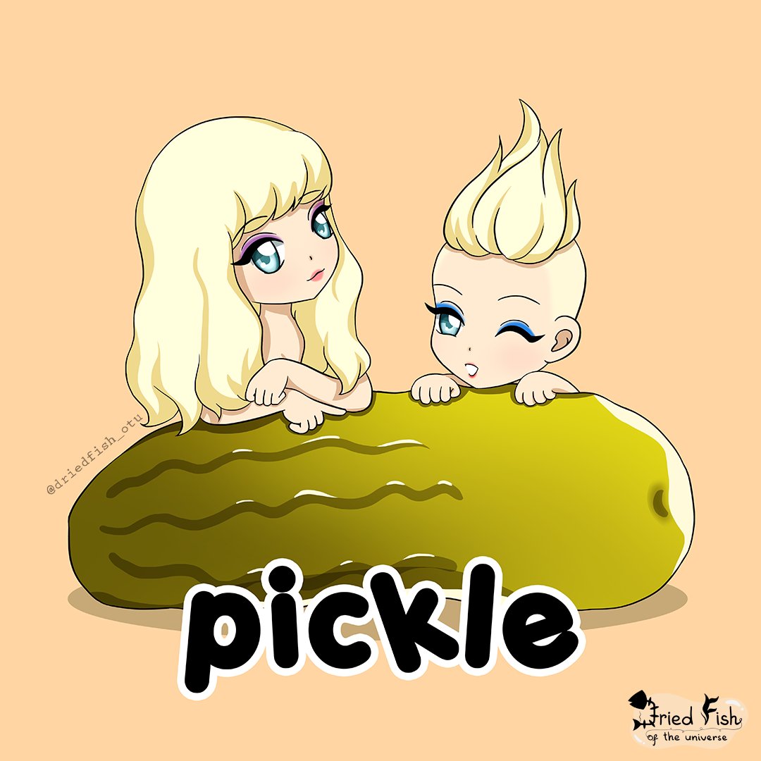 DriedFish_Otu's tweet photo. I make this fanart for @nervomusic because I'm so excited to hear their new single "Pickle" 🤩✨❤️ https://t.co/Ru17Qgs0qo