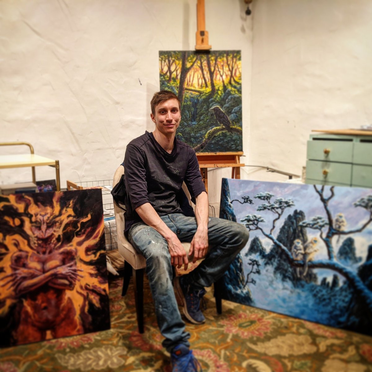 PixelForgerNFT's tweet photo. New studio, new possibilities. #artist #NFTartist #NFTCommunity https://t.co/JvdCsTZYt9