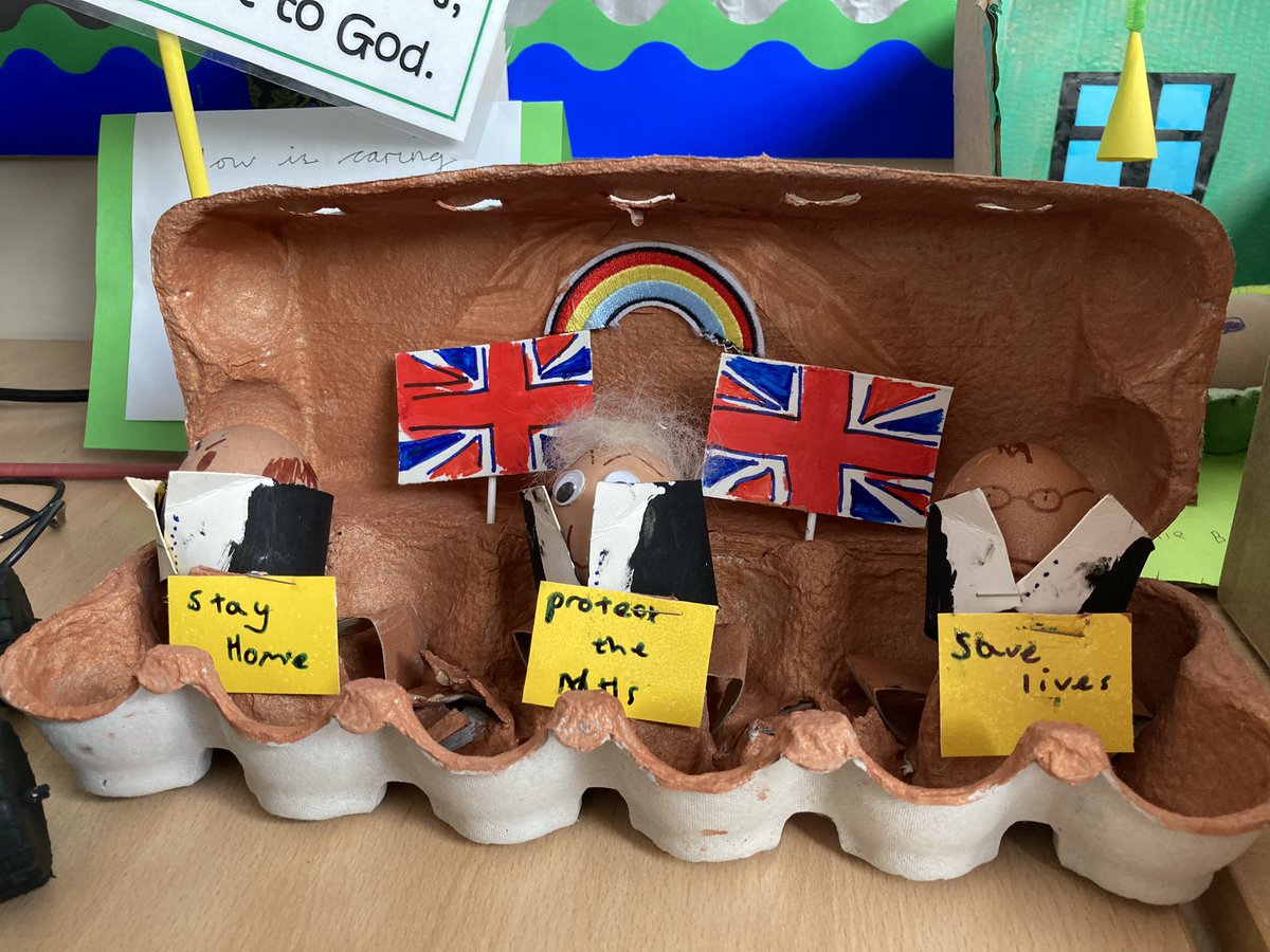 CeDurrington's tweet photo. 4 of The official winners of the ‘lockdown theme- decorate an egg competition’ 👍🏻👍🏻👍🏻 https://t.co/Z1BYsEqI8e