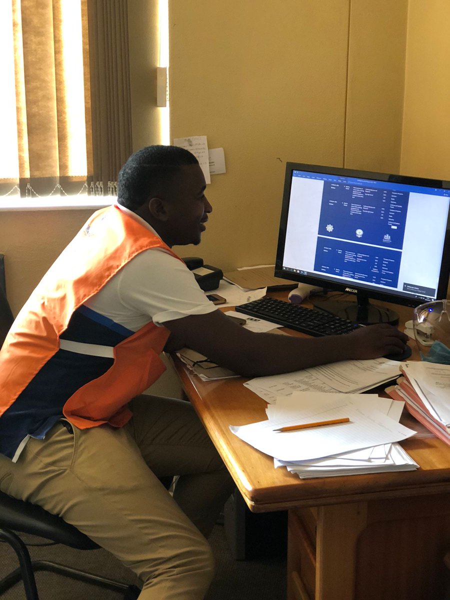 GautengY's tweet photo. Gauteng Provincial Youth Crime Prevention Desk Chairperson Ntuthuzelo Tsiki Mpambani visited Germiston Police station and getting ready for back to school program @cci_network @GautengBoard @GP_CommSafety @SAPoliceService @EkSeYouth @FaithMazibukoSA @union_southern @Lesufi https://t.co/cfz7mYI1OC
