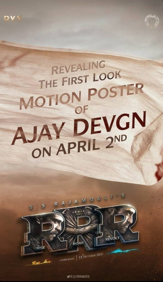 CineRanker's tweet image. #BRUpdate #DailyRoundup
#AkshayKumar completes #AtrangiRe &amp;amp; begins shoot for #RamSetu!
Insane Work Ethic &amp;amp; Dedication!
His look kinda reminds me of #JeffGoldblum from #JurassicPark!

#AjayDevgn's Character Poster from #RRRMovie to be released on his Birthday April 2nd!

#RRR