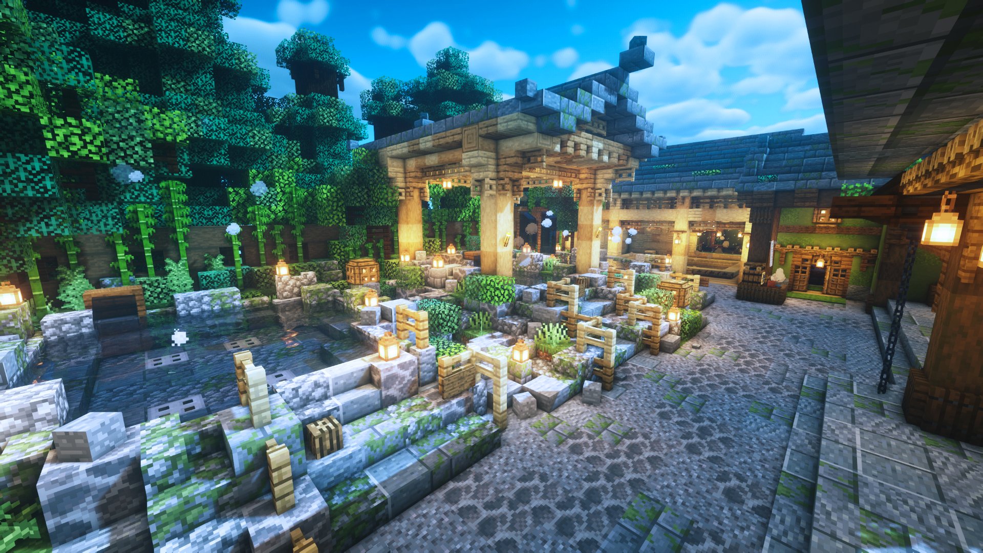 Twitter 上的 Freedom Japanese Hot Spring Coming Soon マイクラ マインクラフト Minecraft Minecraft建築コミュ Minecraftbuild Architect Interior Tutorial 建築 Base バニラ建築学部 Vanilla 温泉 Hotspring 銭湯 Japanese T Co