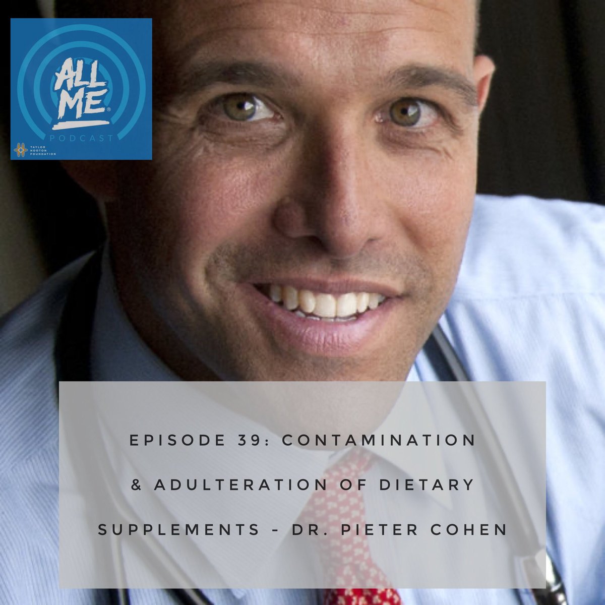 Have you listened to our latest episode yet? If you take any Dietary Supplements you won’t want to miss it. We speak with Dr. Pieter Cohen whose work is dedicated to researching the dietary supplement adulteration industry. Head to to allme.libsyn.com to tune in today!