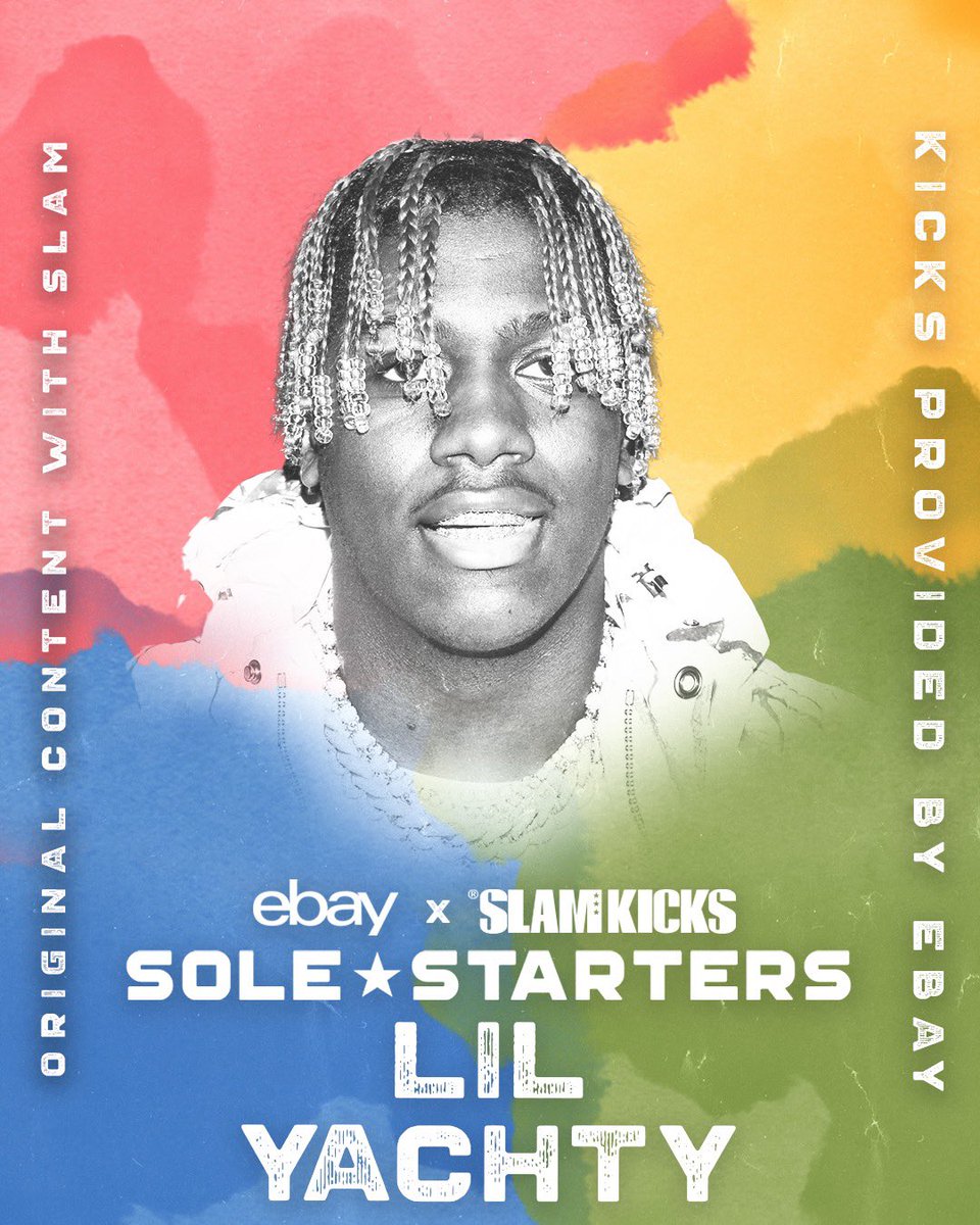 SLAMKicks's tweet photo. You know Lil Yachty got nuthin' 2 prove with his sneaker collection. Lil Boat is part of the @eBaySneakers x SLAMKICKS Sole Starters Team. #ebaypartner #LaceEmUp https://t.co/A3oOmP5R7o