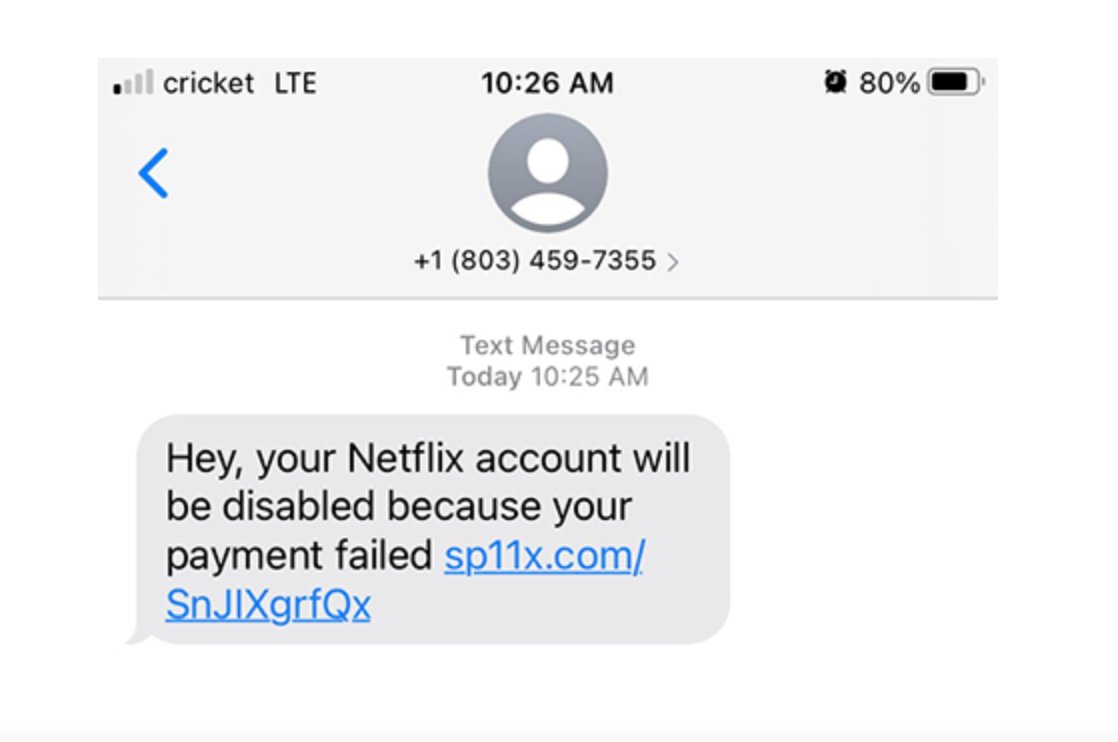 #CyberTipTuesday
Opportunistic hackers have added a new scam to the list. This screenshot is from an unfamiliar number and includes an unsolicited action to take.

Today's tip: Never click an unsolicited URL in a text message. Instead, block the sender and delete the message.