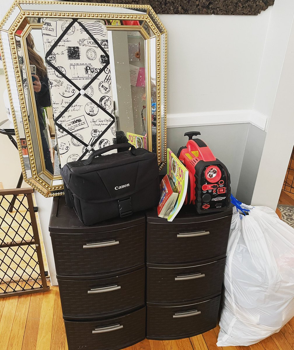Spring cleaning has begun and the donation pile is growing! <a href="/bluemoonbrewco/">Blue Moon Brewing Co</a> 

#LightSkyLightenUp #sweeps #springcleaning