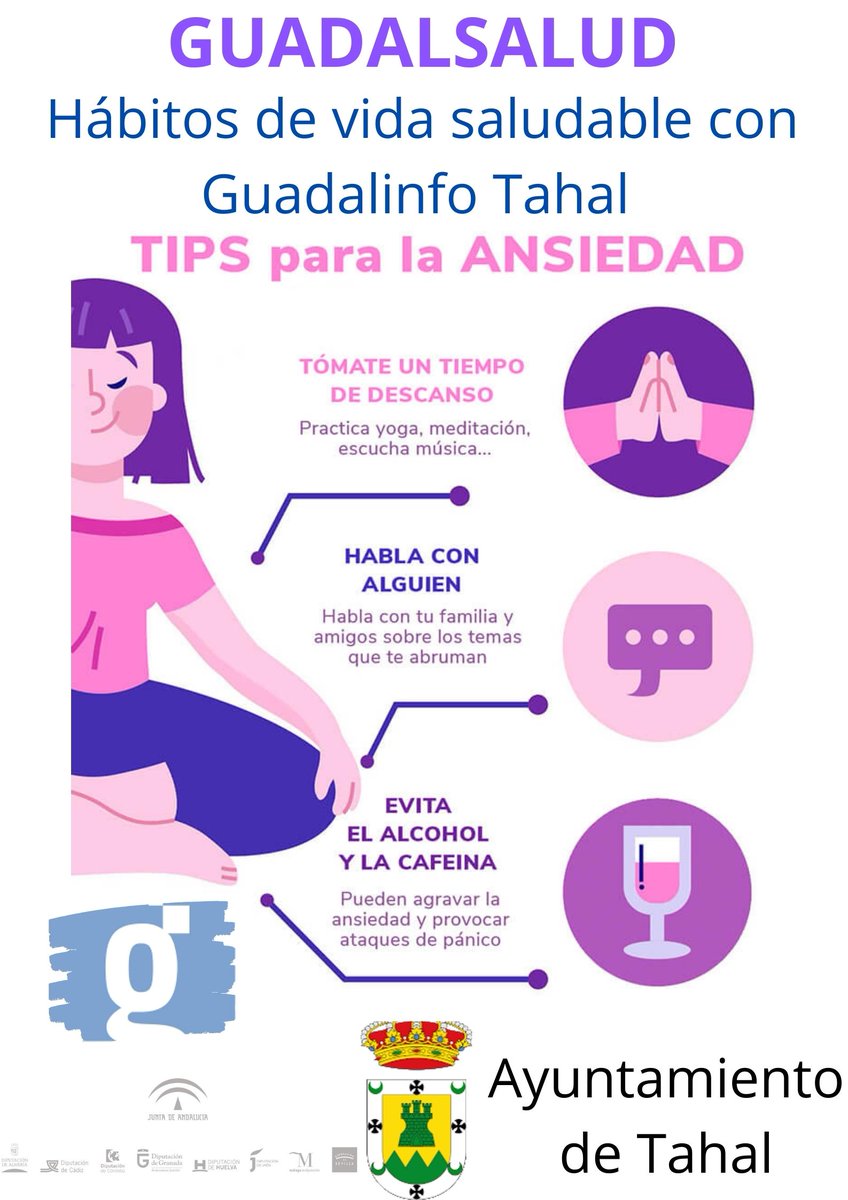 CGTahal's tweet photo. Guadalsalud Tahal es el proyecto basado en consejos prácticos que hemos realizado este mes Ayuntamiento de Tahal y Centro Guadalinfo. Unos sencillos pasos para hacer nuestra vida mejor. #ActivaTahal #CentroGuadalinfoTahal https://t.co/azzuvnTrkz