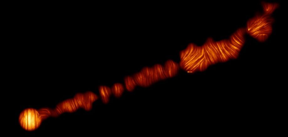 La prima immagine dei campi magnetici ai confini di un buco nero. La federiciana Mariafelicia De Laurentis nel team unina.it/-/25357186-la-…