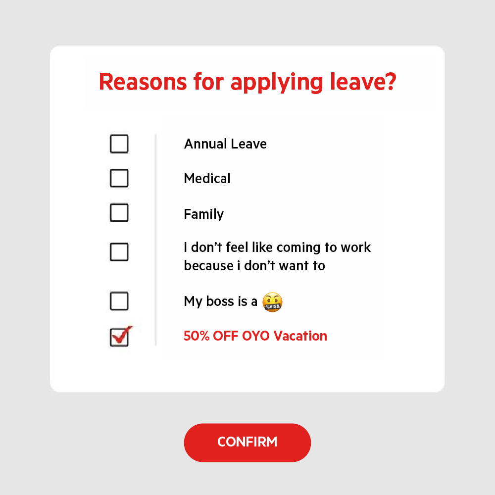 OYOUAE's tweet photo. The real truthful reason? I rather not say...
What I can say is that 50% OFF Vacation looking real good.
To book your stay, click the link: https://t.co/NW6u4NNLy9
#Vacation #WorkMode #WeekendFeeling #OYOHotels #ExploreDubai #Staycation #SanitizedStays #OYOUAE #Travel #Dubai https://t.co/J6fUpbQu60