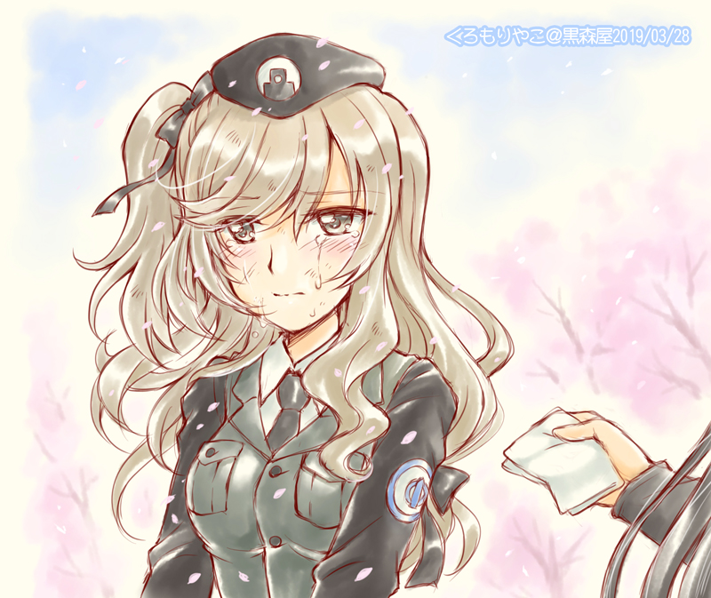 ガルパン 春はお別れの季節でもあるので 大学選抜チームの島田千代さん ガルパン くろもりやこ のイラスト