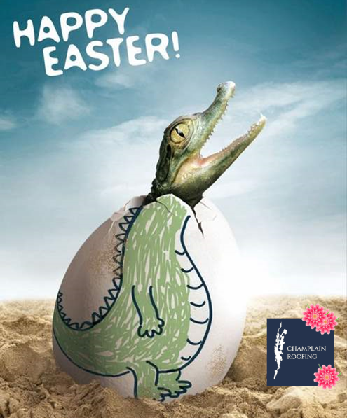 ChamplainRoofi1's tweet photo. Happy Easter from all of us at #ChamplainRoofing! https://t.co/P1mNch9owX
