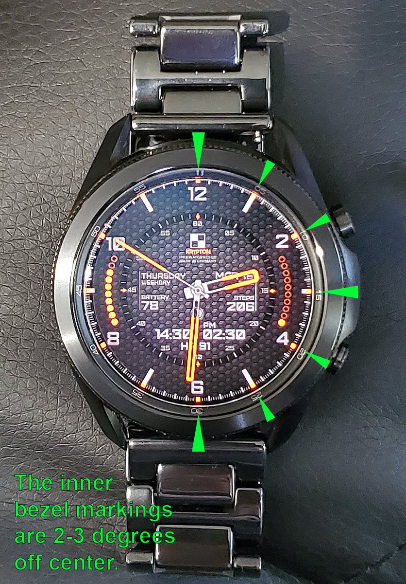 scottgbooth's tweet photo. @SamsungMobile 
#Watch3
#W3Titanium
#GalaxyS21
#TeamSamsung
#TeamGalaxy 

Ordered/received a NEW but slightly "off" W3 Titanium (see below). Sent in for fix or replacement and was just told non-warranty = $139 fix (WTH?!) #NoThanks, time to now cancel my S21U order. T# 4158349789 https://t.co/ewia2XPNcV