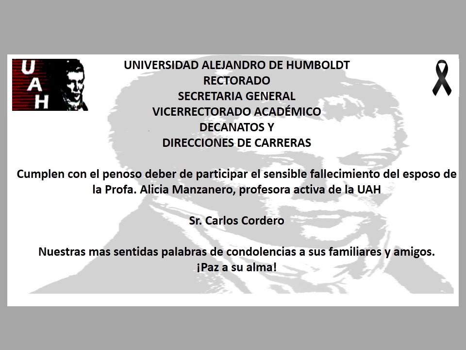 Mmorin_informa's tweet photo. En 72 horas mueren 2 profesores de mi querida Universidad Alejandro de Humboldt donde estuve 10 años dando clase...y el esposo de la profesora que fallece hoy, murió ayer. Todos por Covid. Compartí mucho con ellos, Descansen en paz, Prof. Pulido, Prof. Manzanero y esposo https://t.co/lF9DA3bYZD