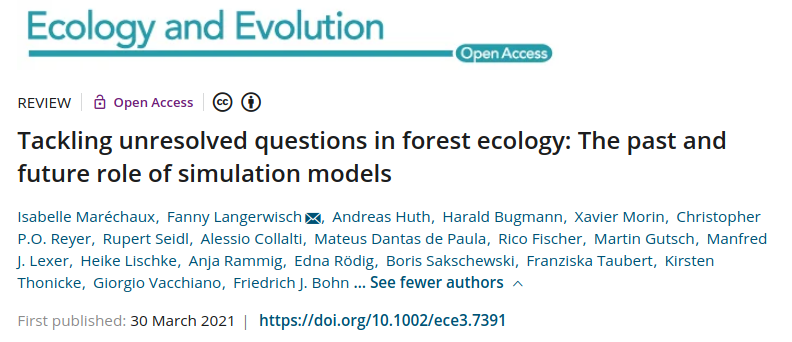 "We provide an overview of recent model applications on current important ecological topics and pinpoint ten key questions that could, and should, be tackled with forest models in the next decade"
📢 A new (open access) published work with the contribution of the lab.