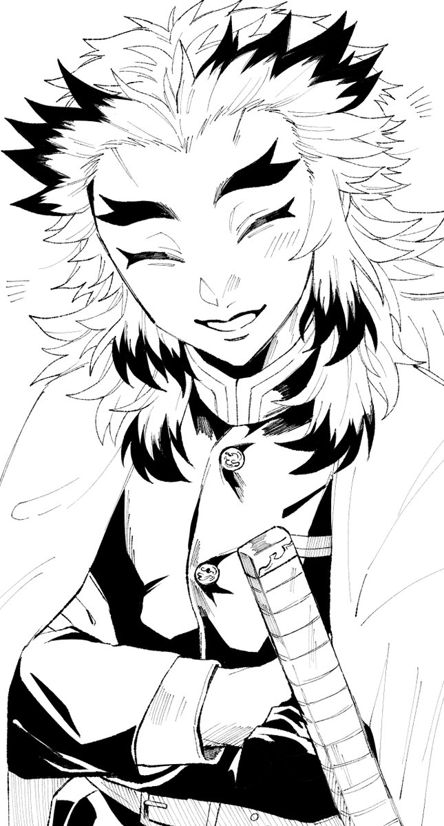 新しいペンで試し描き～🔥 
