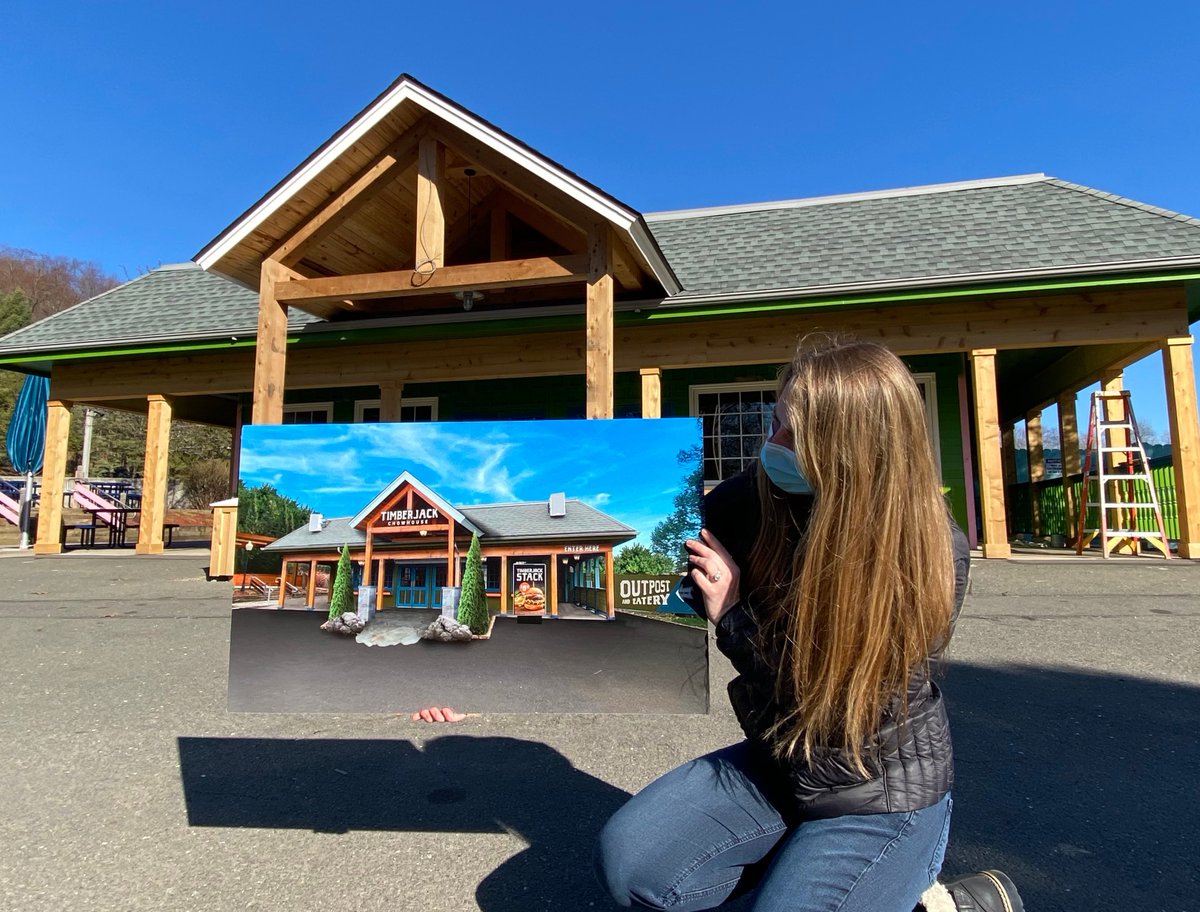 LakeCompounce's tweet image. Transformation Tuesdays are a whole lot more fun now that we can show off our progress! Timberjack Chowhouse is looking great. Check out our Facebook &amp;amp; Instagram stories for more behind-the-scenes action!