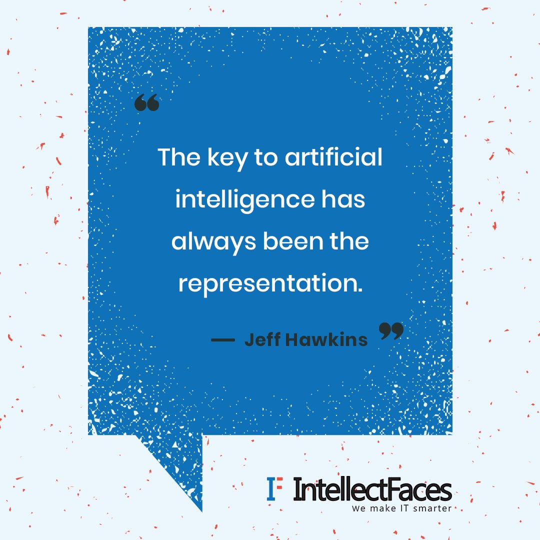 intellectfaces's tweet photo. Quote of the Week!๐
"The key to artificial intelligence has always been the representation."
โJeff Hawkins
#intellectfaces #quotes #quoteoftheday #cybersecurity #artificialintelligence #ai #machinelearning #DevOps #DigitalTransformation https://t.co/qz8Bak1lAF