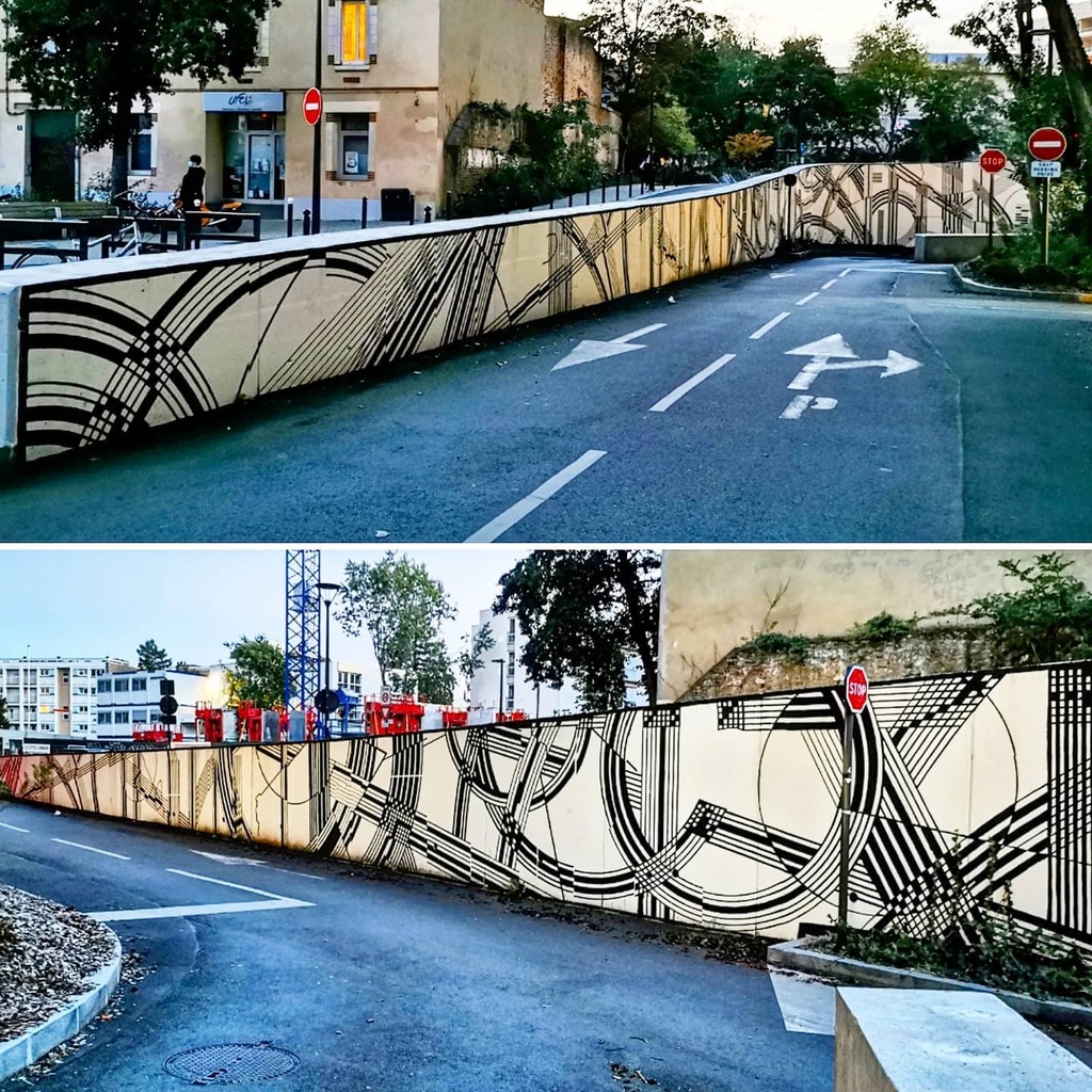 chilledoutco's tweet photo. @stenlex #wallpainting for @teenagekicks_biennale #2019 #rennes #france
#urbanart #streetart #stenlex #blackandwhite #abstractart #abstract #black #white #lines #geometric #mural #wall #painting #teenagekicks #teenagekicksbiennale #streetartfestival #fes… https://t.co/9Up6H243l9 https://t.co/THoiQqKjqQ