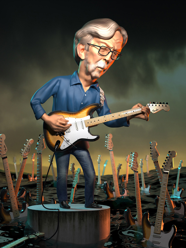 Born on this day, Eric Clapton