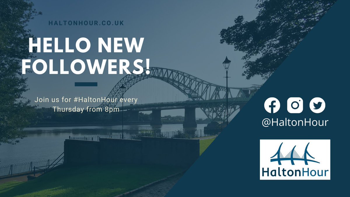 HaltonHour's tweet photo. Big #HelloTo new followers @eyelashtweeney and @stmichaelthomas You're invited to join us for #HaltonHour every Thursday at 8pm - we'd love to hear your news! https://t.co/88ln1JdJct