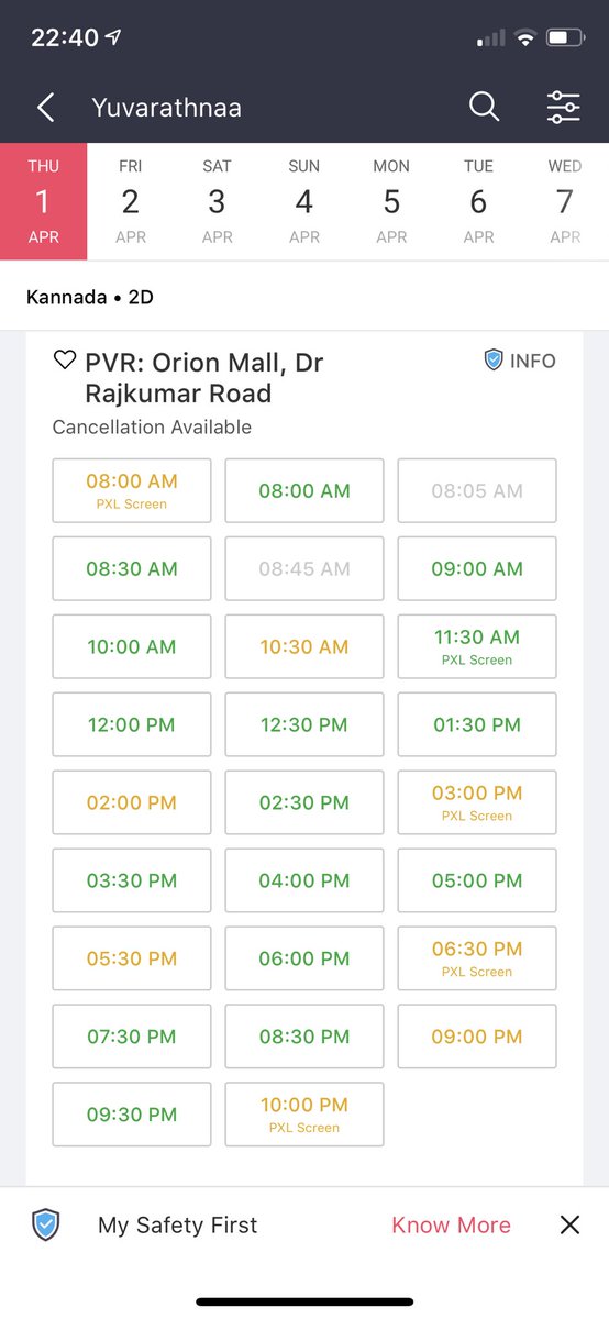 shivuaDDa's tweet photo. Setting THE RECORD Straight 💥⚡️
PVR - Orion Mall - DrRajkumar Road - Rajajinagara - 34 Shows On Day 1 Is The Highest For Any Movie To This Date 💪💪
#YuvarathnaaFeverBegins
#Yuvarathnaa @PuneethRajkumar @SanthoshAnand15 @Karthik1423 @KRG_Connects @NarenDon https://t.co/u4X4PX8oXU