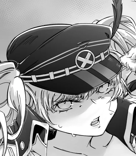 skebにて見下すリーシャと睨むモニカ描かせていただきました、性癖溢れるえっちなやつなので平伏してください 