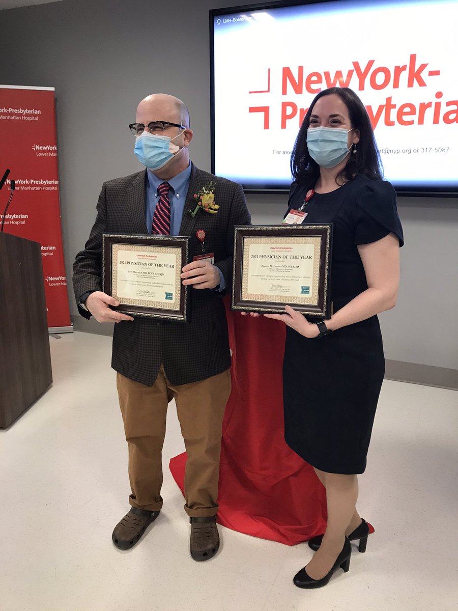 Jasonchu88's tweet photo. Congratulations 2021 Physicians of the Year! @BrennaFarmerMD @NYEmergency @nyphospital https://t.co/oagpv7GkhQ
